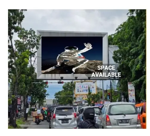 Sewa Reklame Billboard Tokabe.id - Jl. S. Parman (di depan Pasar Ulak Karang), Kota Padang, Provinsi Sumatera Barat - Titik billboard strategis Medan