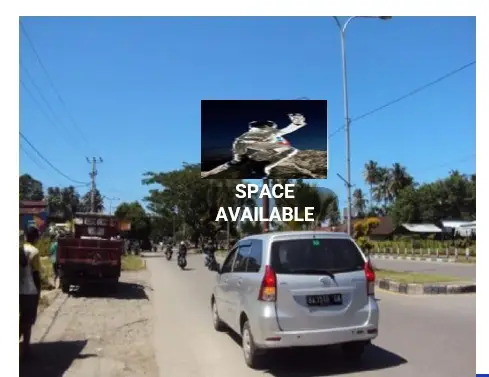 Sewa Reklame Billboard Tokabe.id - Jl. S. Parman (di depan Pasar Ulak Karang), Kota Padang, Provinsi Sumatera Barat - Titik billboard strategis Medan
