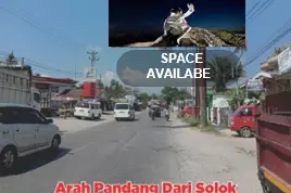 Sewa Reklame Billboard Tokabe.id - Jl. Utama Kota Baru (di depan SPBU), Kabupaten Solok, Provinsi Sumatera Barat - Billboard Lintas Sumatera