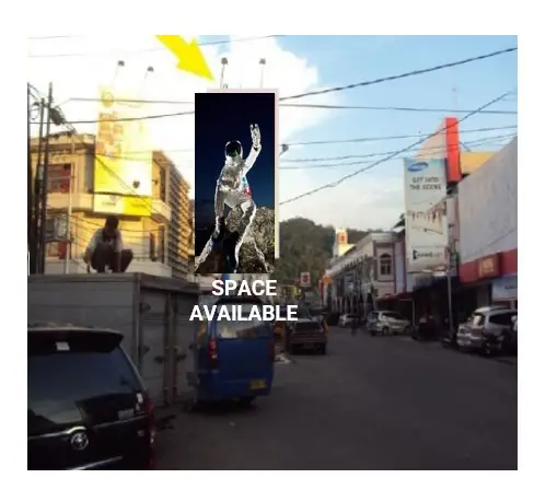 Sewa Reklame Billboard Tokabe.id - Simpang Jl. Pondok (di depan Mulia Asri Electronics), Kota Padang, Provinsi Sumatera Barat - Jasa sewa billboard Medan