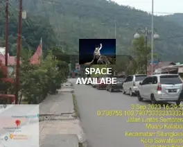 Sewa Reklame Billboard Tokabe.id - Jl. Lintas Sumatera, Cingkariang, Kota Bukittinggi, Provinsi Sumatera Barat (Simpang Muaro Kalaban, Kota Sawahlunto) - Titik billboard strategis Medan