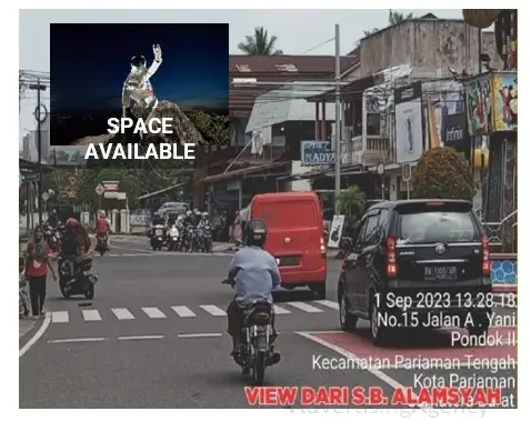 Sewa Reklame Billboard Tokabe.id - Jl. S.B. Alamsyah (dekat Monumen Tabuik), Kota Pariaman, Provinsi Sumatera Barat - Titik billboard strategis Medan
