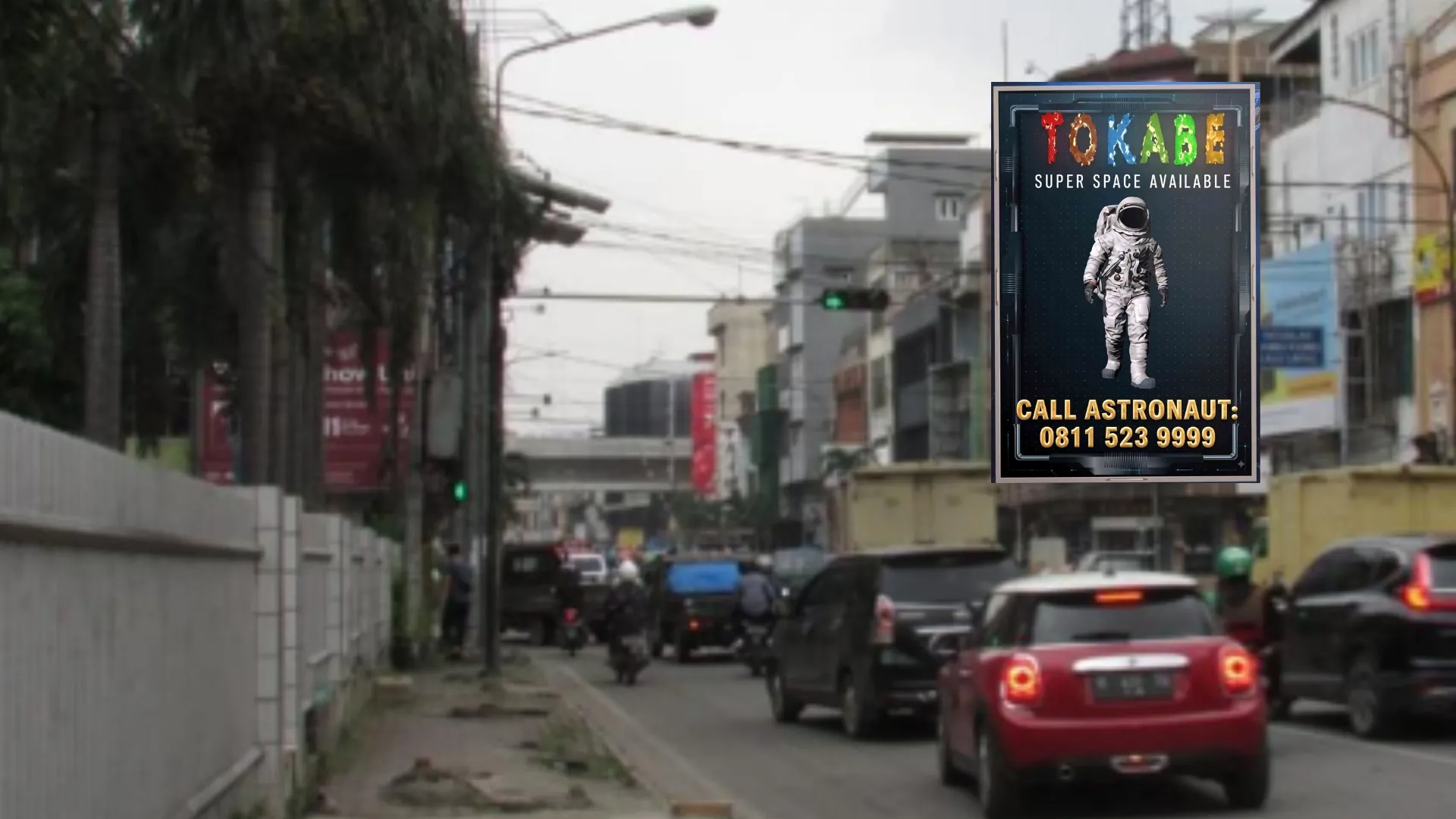 Sewa Reklame Billboard Tokabe.id - Jl. Pandu Simp. Jl. Cirebon, Medan - Pasang iklan billboard Medan