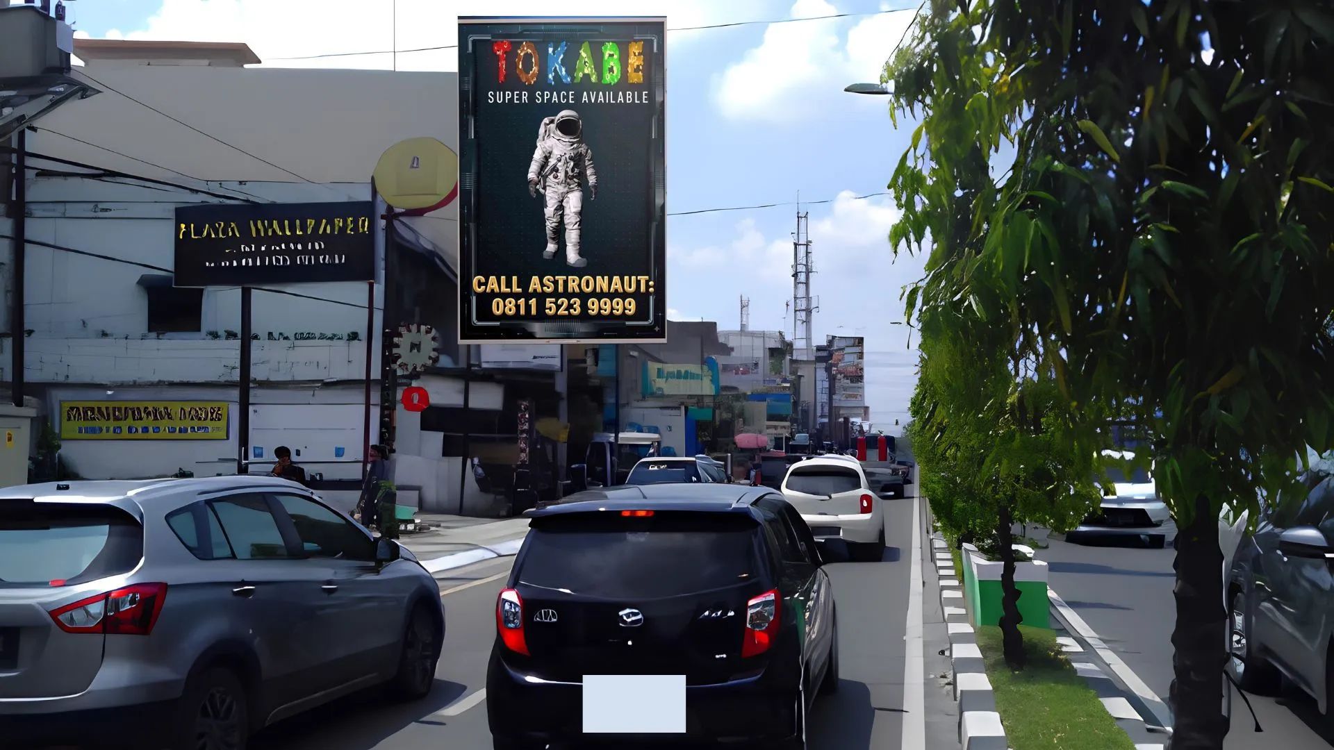 Sewa Reklame Billboard Tokabe.id - Jl. Setia Budi Kel. Tanjung Rejo Kec. Medan Sunggal - Sewa baliho Medan murah