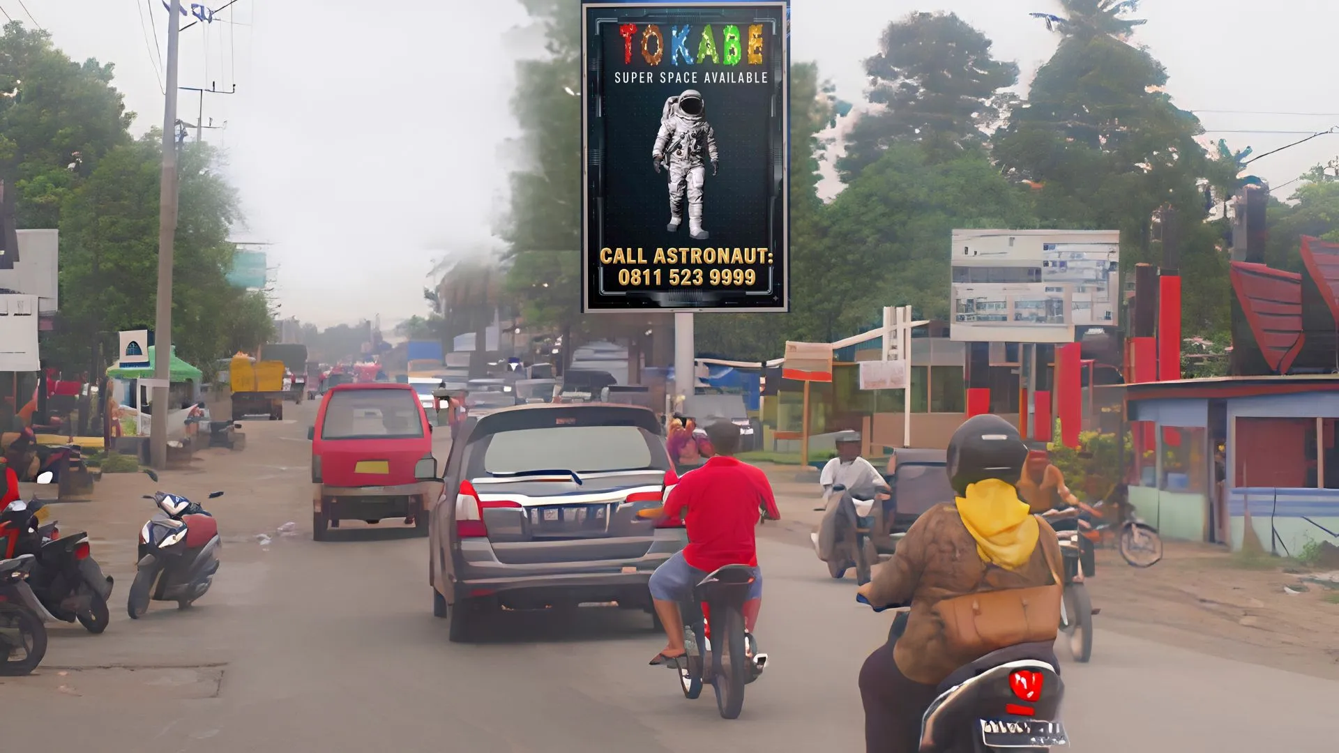 Sewa Reklame Billboard Tokabe.id - Jl. S.M. Raja, dekat Kantor Kehutanan Gunung Tua, Kabupaten Padang Lawas Utara, Provinsi Sumatera Utara - Harga sewa billboard Medan