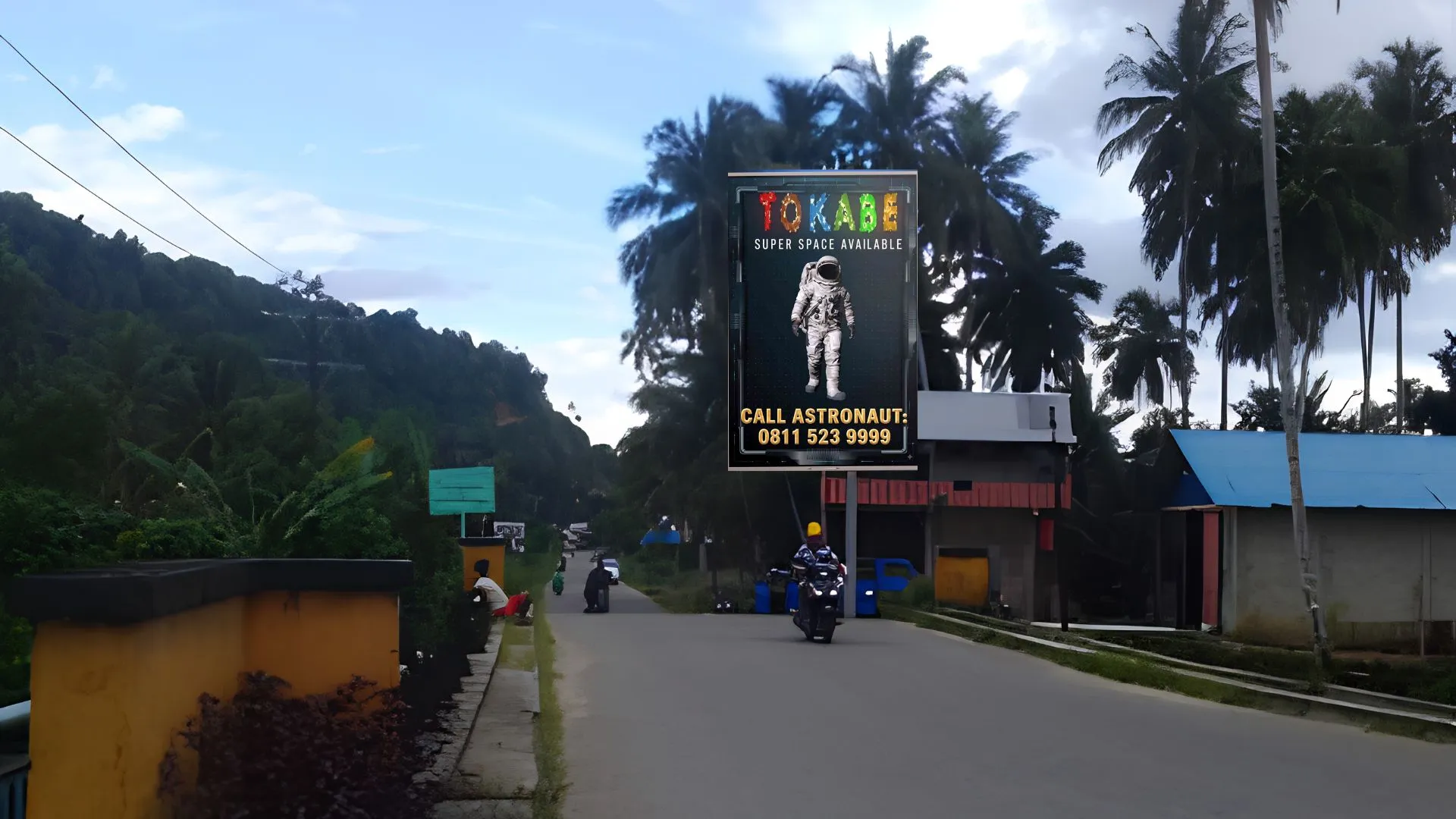Sewa Reklame Billboard Tokabe.id - Jl. Sonigeho Km. 3, Nias Selatan - Titik billboard strategis Medan