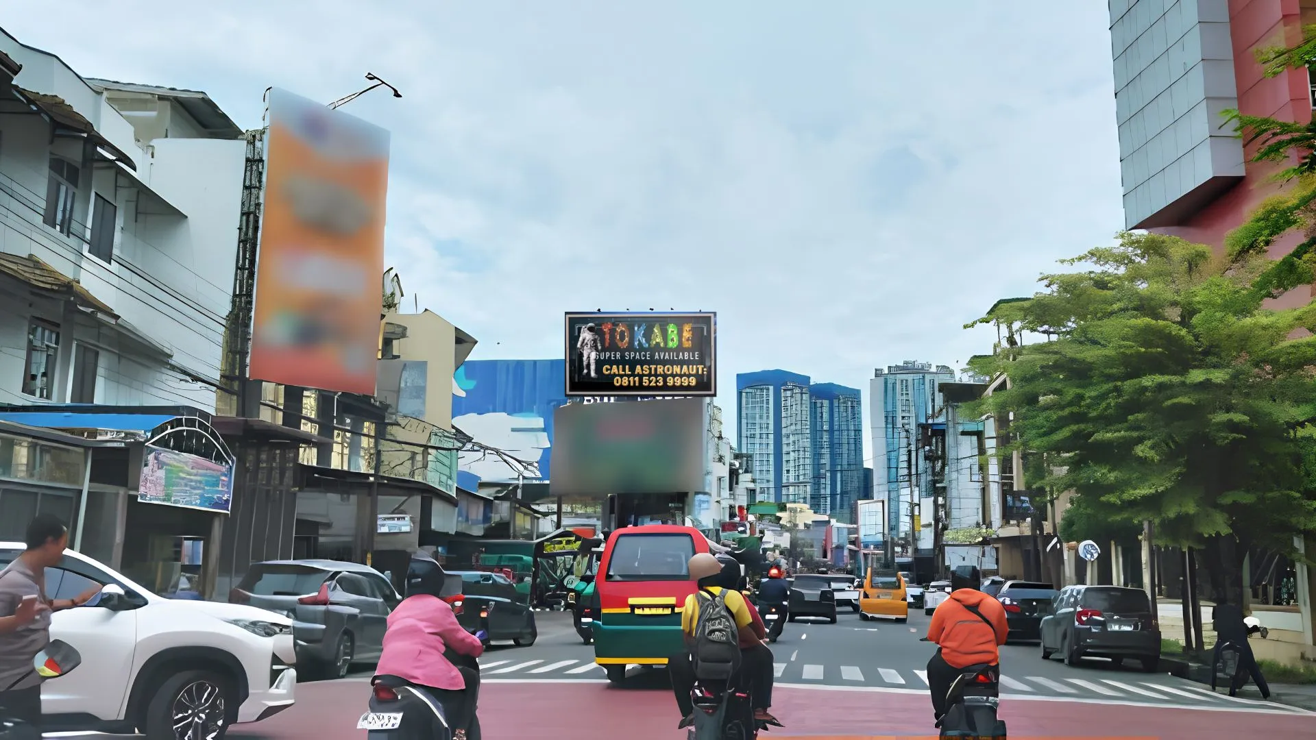 Sewa Reklame Billboard Tokabe.id - Jl. S. Parman Simp. Jl. Glugur, Medan - Harga sewa billboard Medan