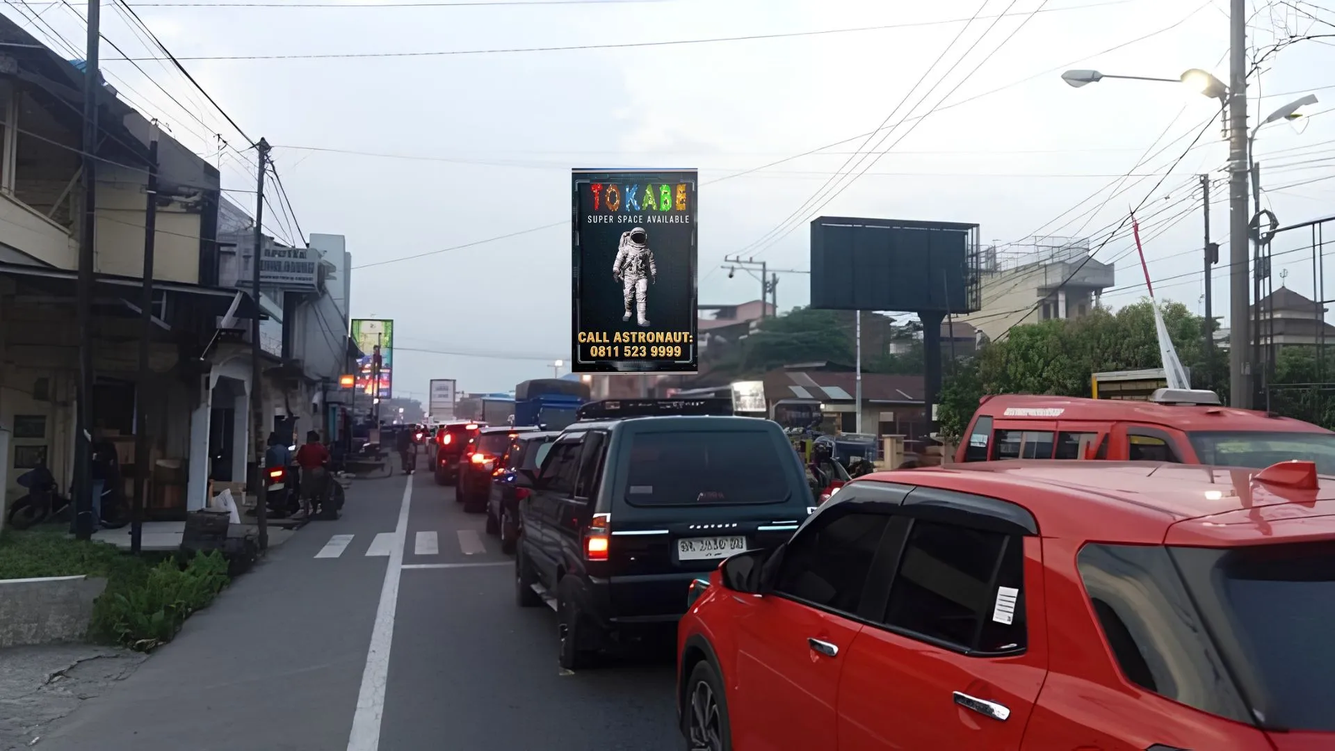 Sewa Reklame Billboard Tokabe.id - Jl. Jamin Ginting, Pasar Pancur Batu (Sisi 2) - Sewa baliho Medan murah