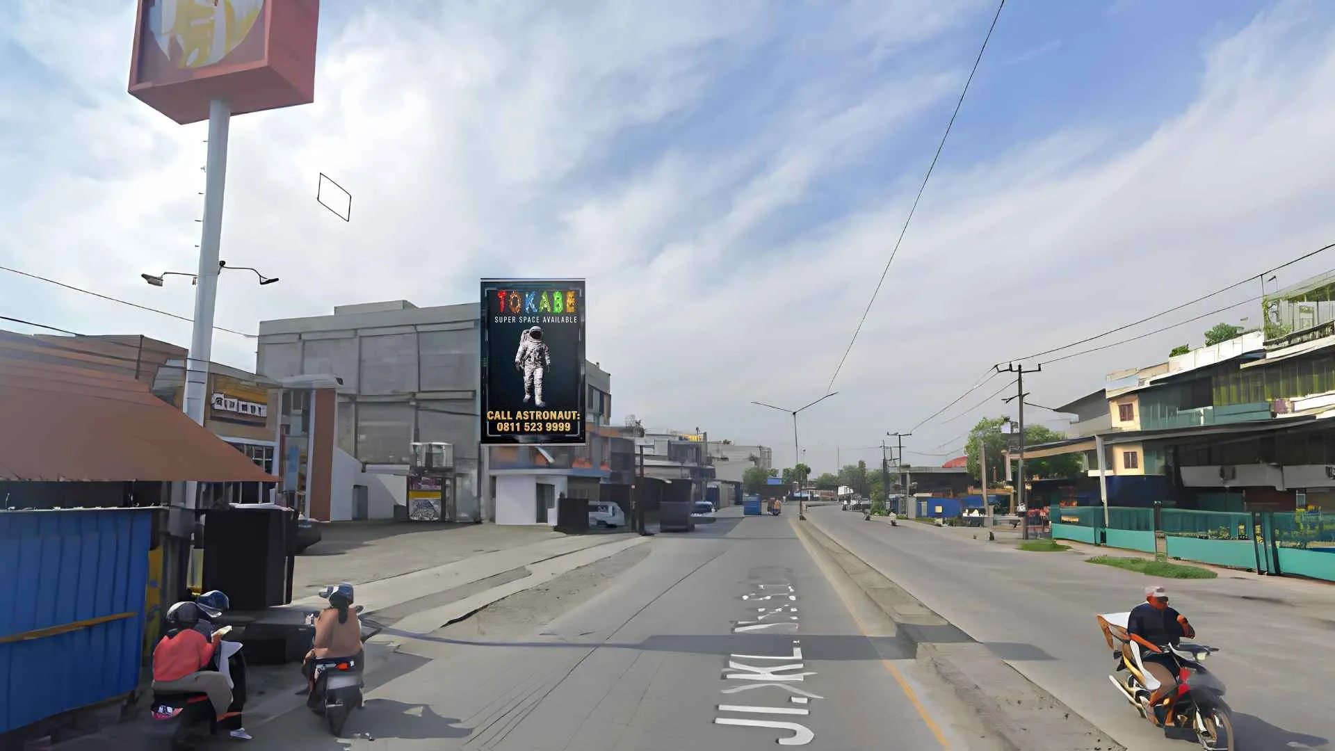 Sewa Reklame Billboard Tokabe.id - Jl. Yos Sudarso Simpang Kantor, Medan - Harga sewa billboard Medan